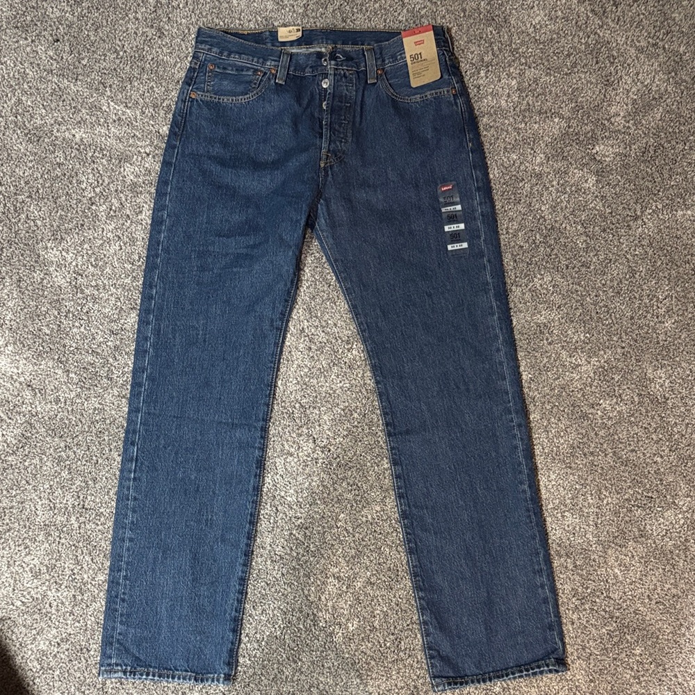 Levi's Men's Straight Leg Blue Jeans
